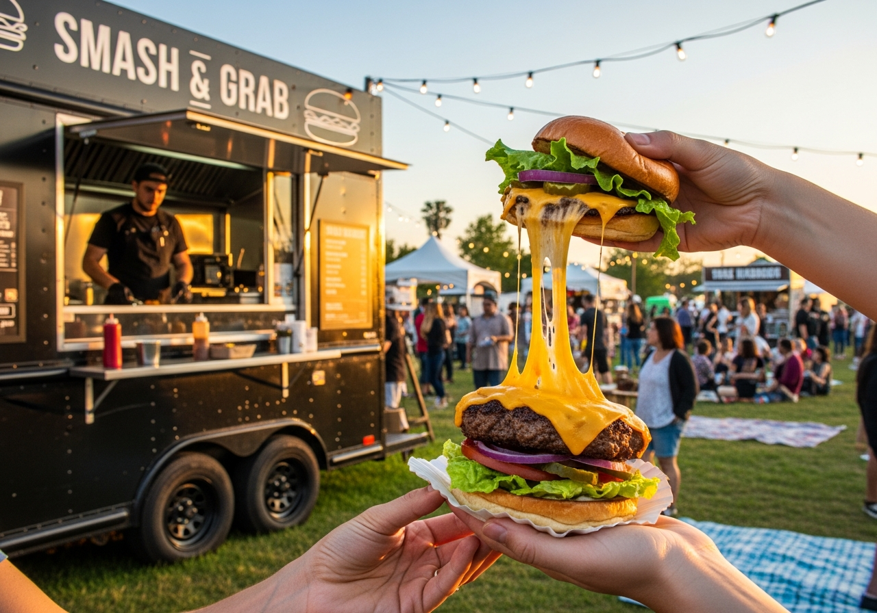 The Burger Bus food truck in Vineland