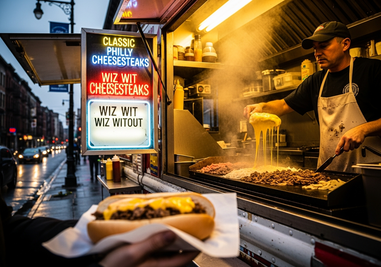 A Taste of Philly food truck in Cherry Hill