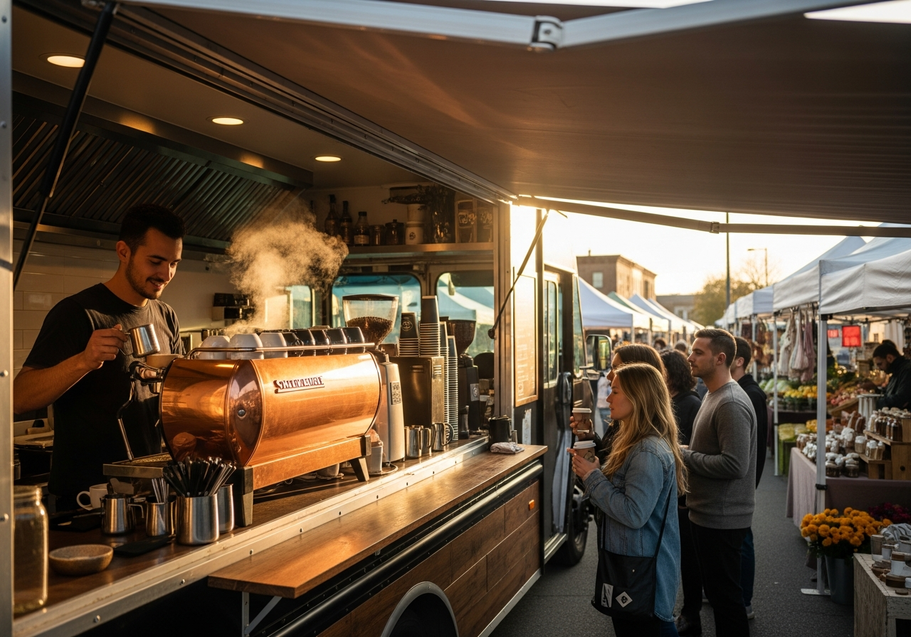 Good Karma food truck in Deptford